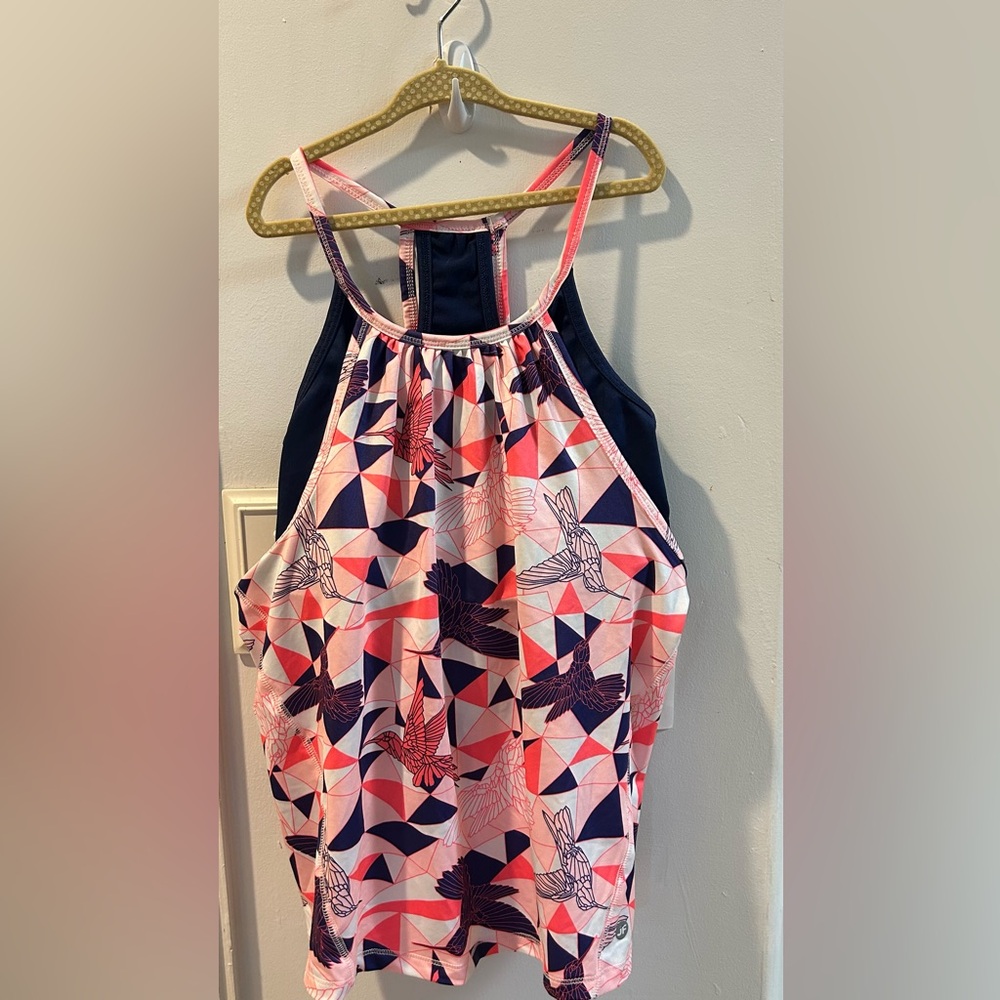 NWT! Joe Fresh 2-in-1 tank/sports bra girls top